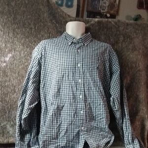Men's Blue Checkered Shirt